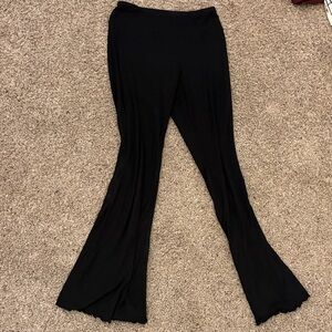 No Boundaries Black Flared Leggings
